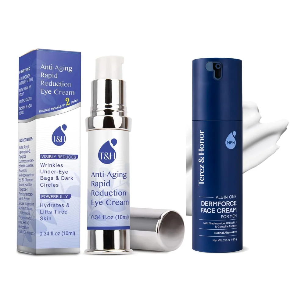 Rapid Eye Cream & Dermforce Face Cream Duo