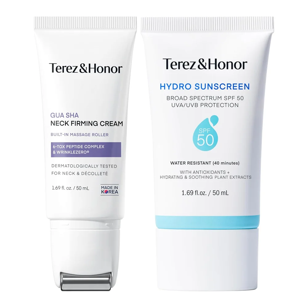 Neck Firming Cream & Sunscreen Duo