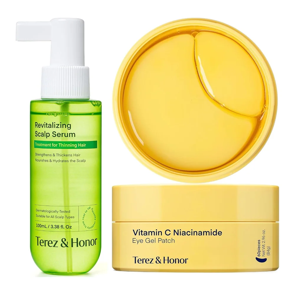 Vitamin C Eye Patches & Scalp Serum Duo