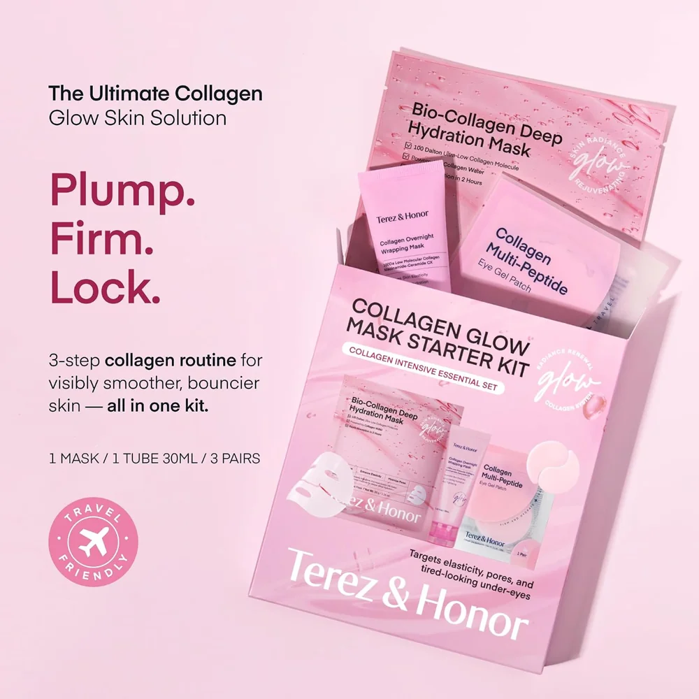 Collagen Glow Mask Starter Kit — A coordinated care pairing