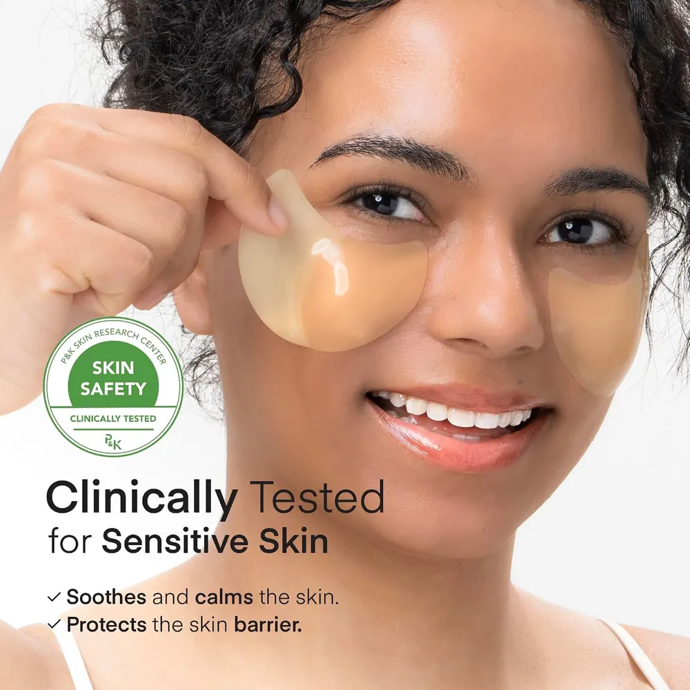 Vitamin C Eye Patches & Men’s Face Cream Duo — Follow each product’s directions