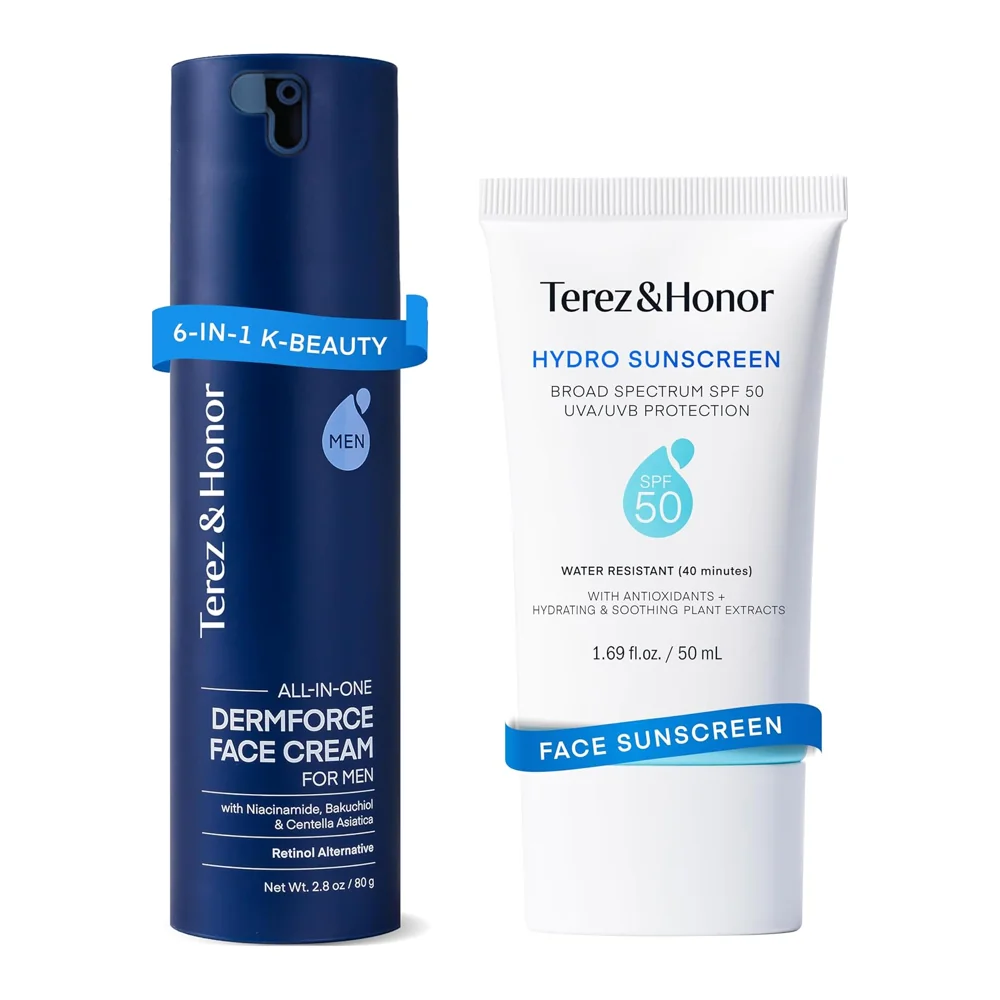 Men’s Face Cream & Sunscreen Kit