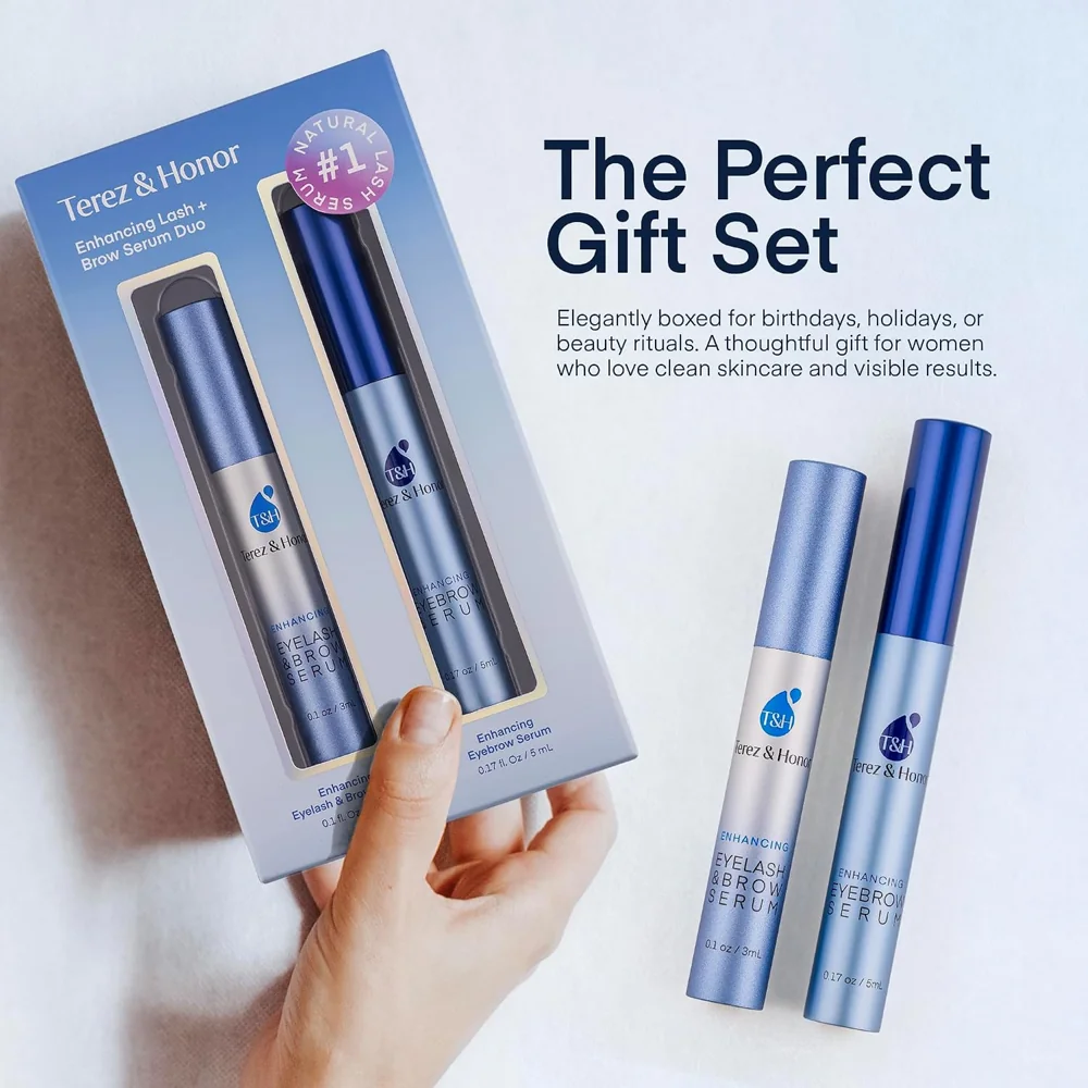 Enhancing Lash + Brow Serum Duo — Follow each product’s directions