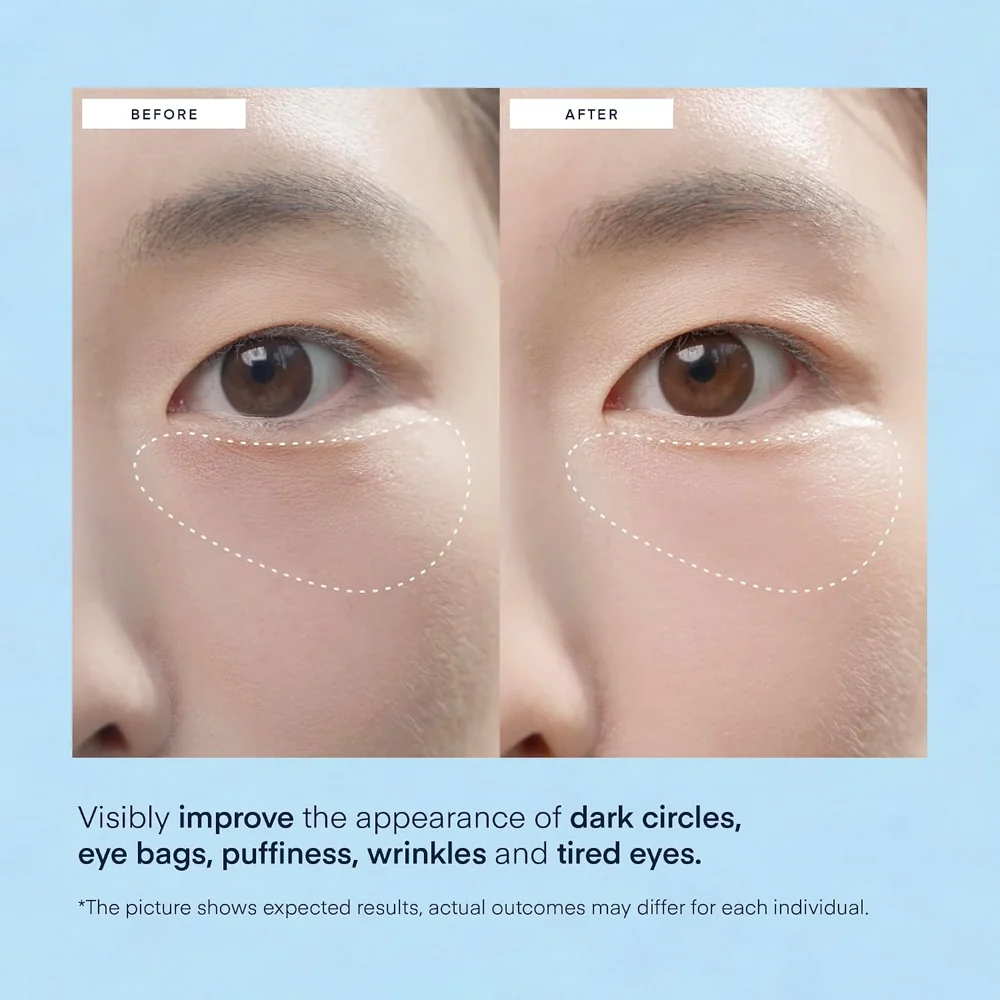 Caffeine & Hyaluronic Acid Eye Patches — Choose the format that fits