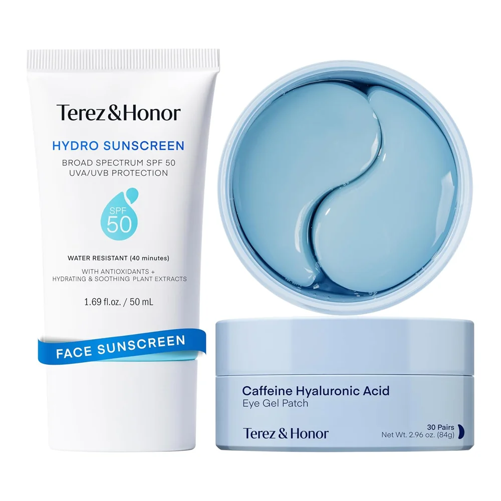 Hydro Sunscreen & Eye Patches Kit