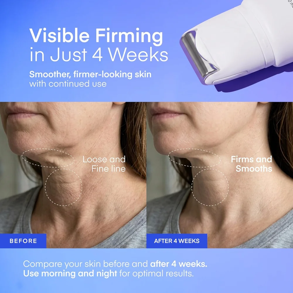 Neck Firming Cream & Sunscreen Duo — Follow each product’s directions